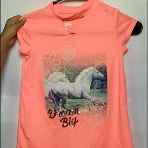 Cute unicorn dream big kids shirt🦄